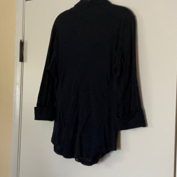 JAMES PERSE CASUAL WORK SHIRT, NAVY, SIZE 3 - Picture 5 of 6